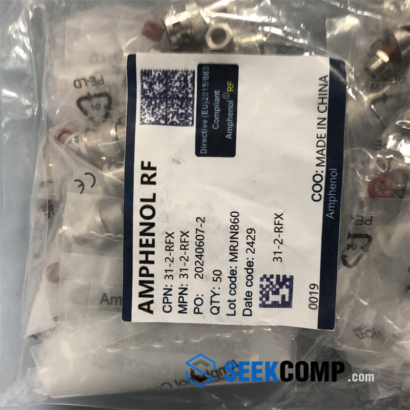 Amphenol RF 31-2-RFX real product photo 3 — in stock at seekcomp