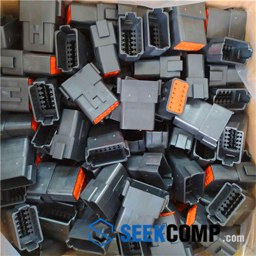 DEUTSCH DT04-12PB genuine in stock — real warehouse photo at seekcomp