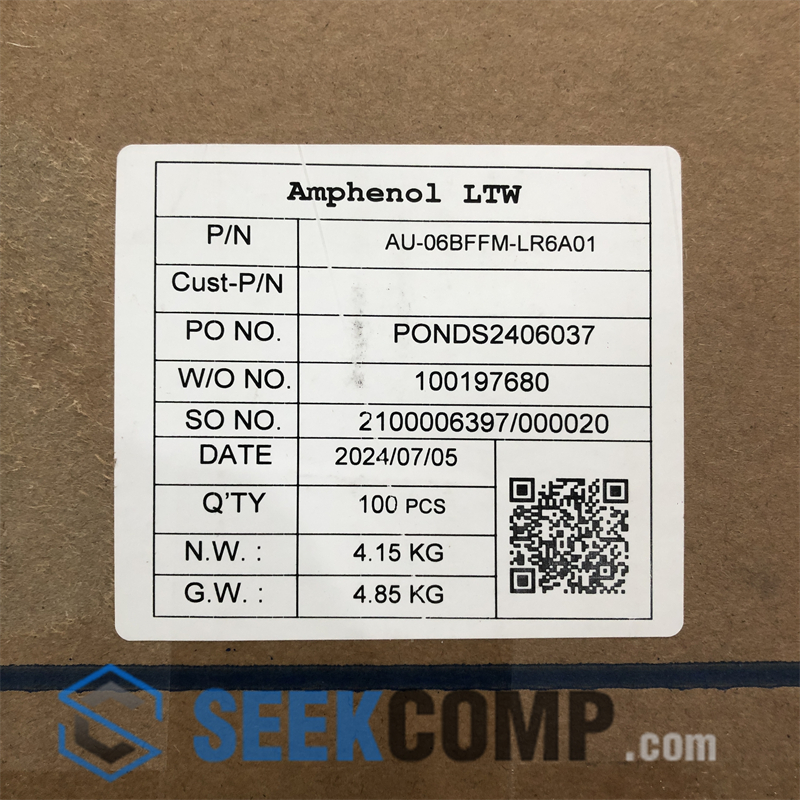 Amphenol LTW AU-06BFFM-LR6A01 real product photo 2 — in stock at seekcomp