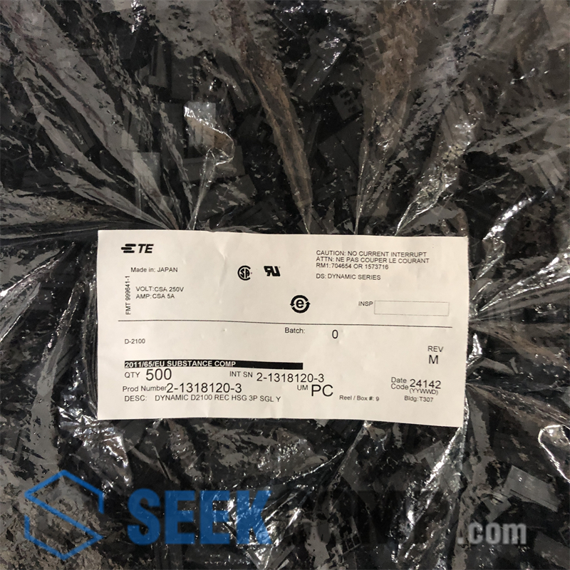 TE 2-1318120-3 real product photo 2 — in stock at seekcomp