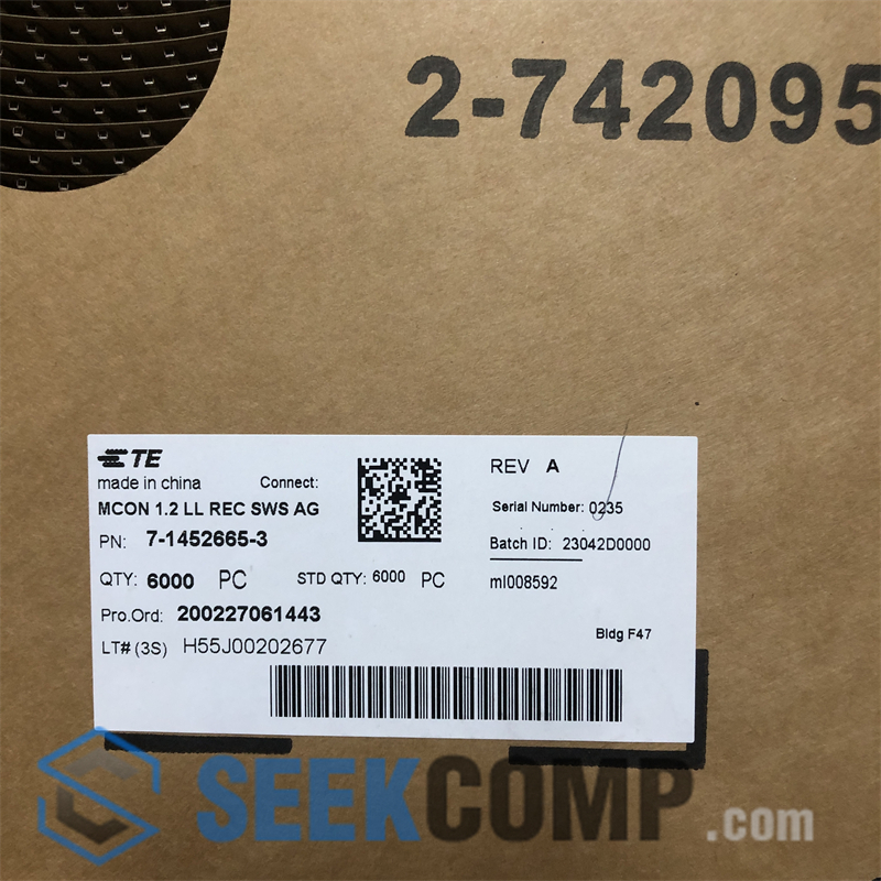 TE 7-1452665-3 real product photo 2 — in stock at seekcomp